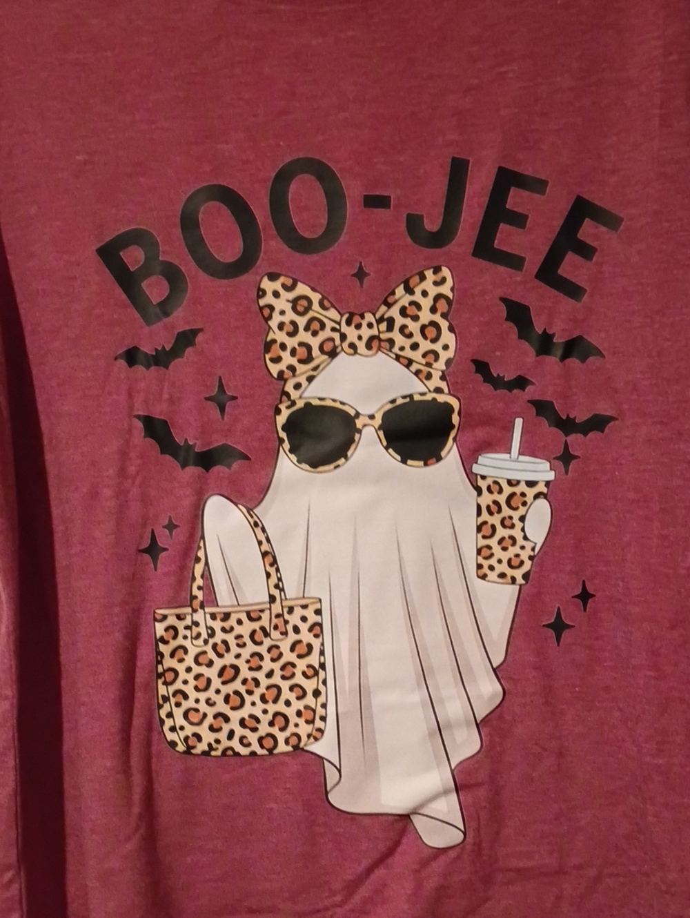 Boo-Jee Ghost Graphic Tee New - Picture 2 of 3
